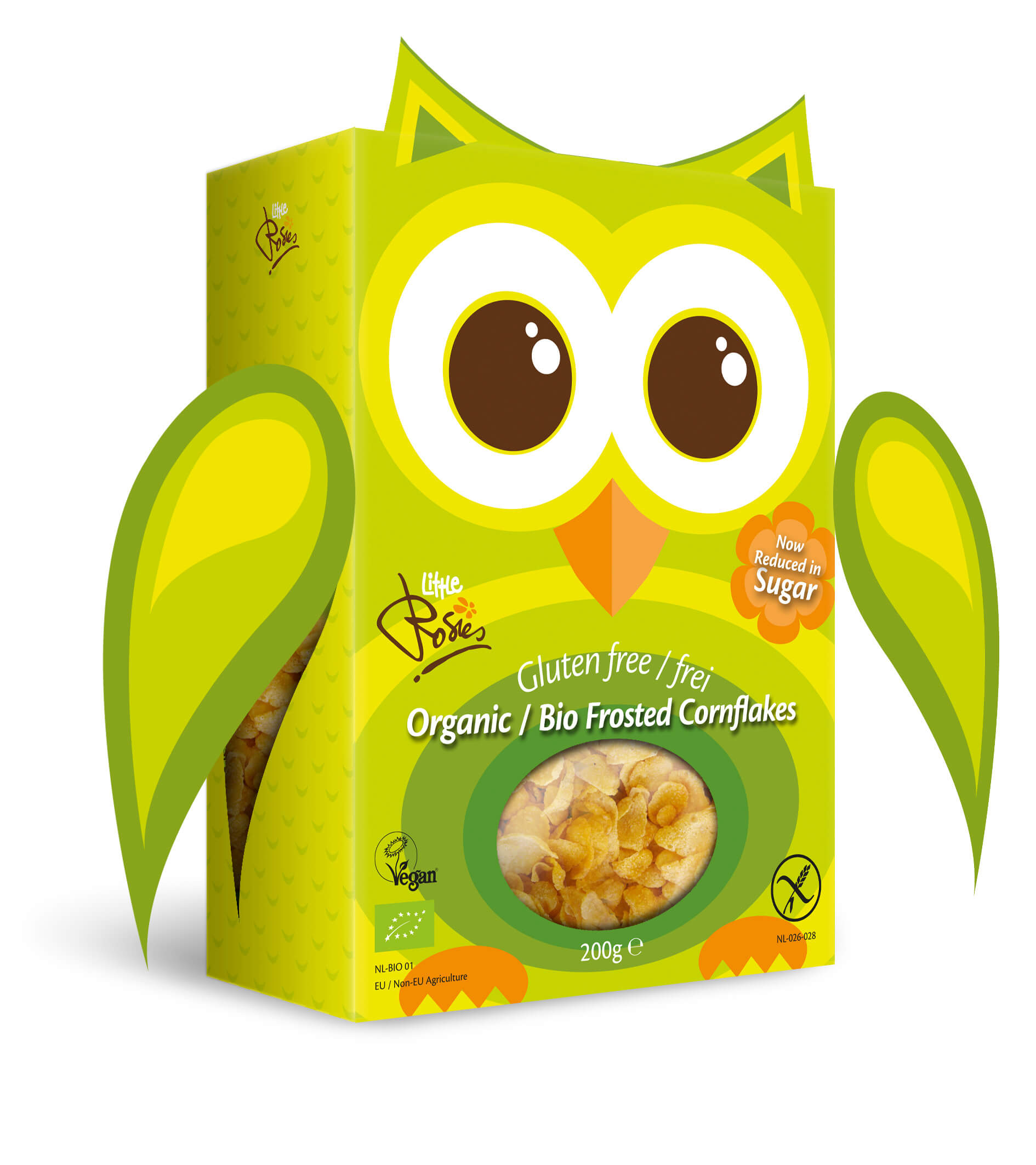 Rosies Owl frosted cornflakes s.gluten bio 200g
